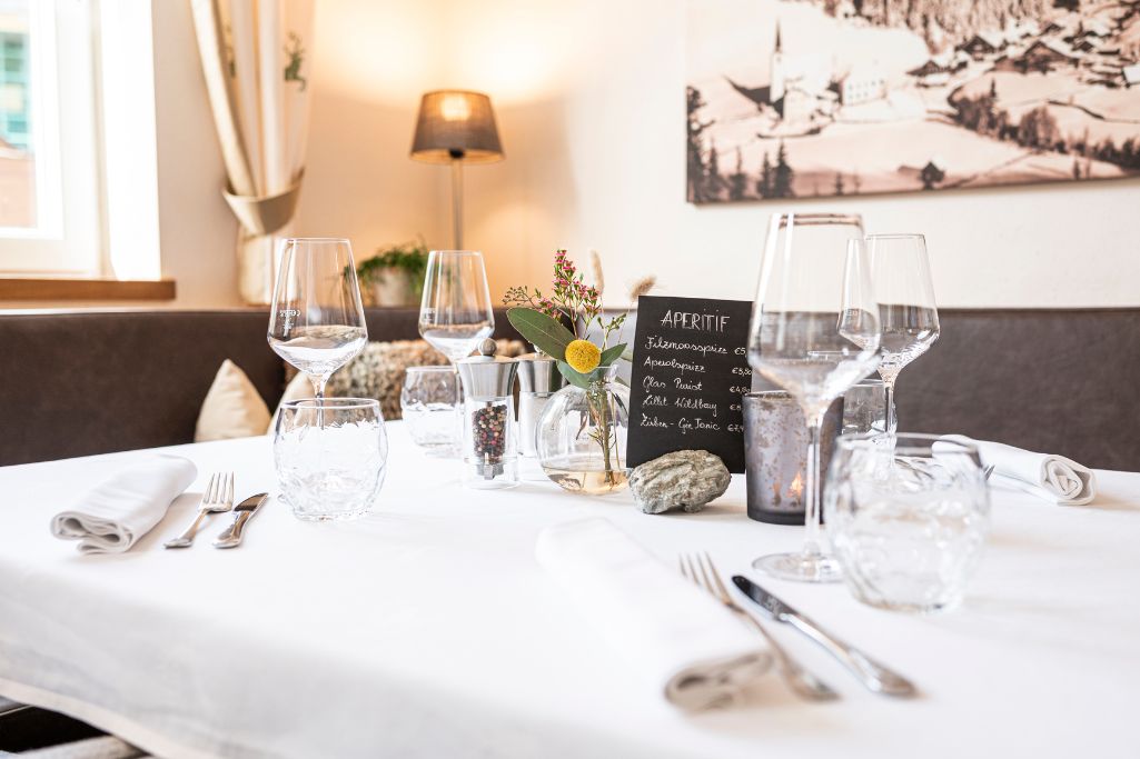 unser Restaurant Jagdhof mit heimischen Spezialitäten